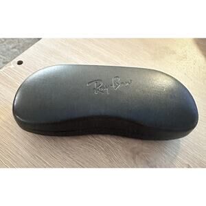 Ray Ban Hard Case for Sunglass Eyeglass Black Snap Front - CASE ONLY